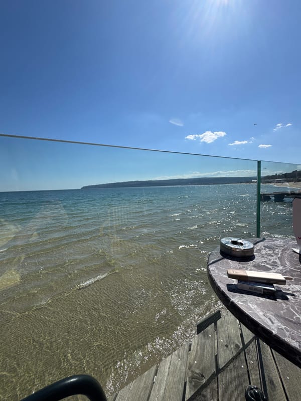 Sunny coastal views documented along Varna's Black Sea waterfront