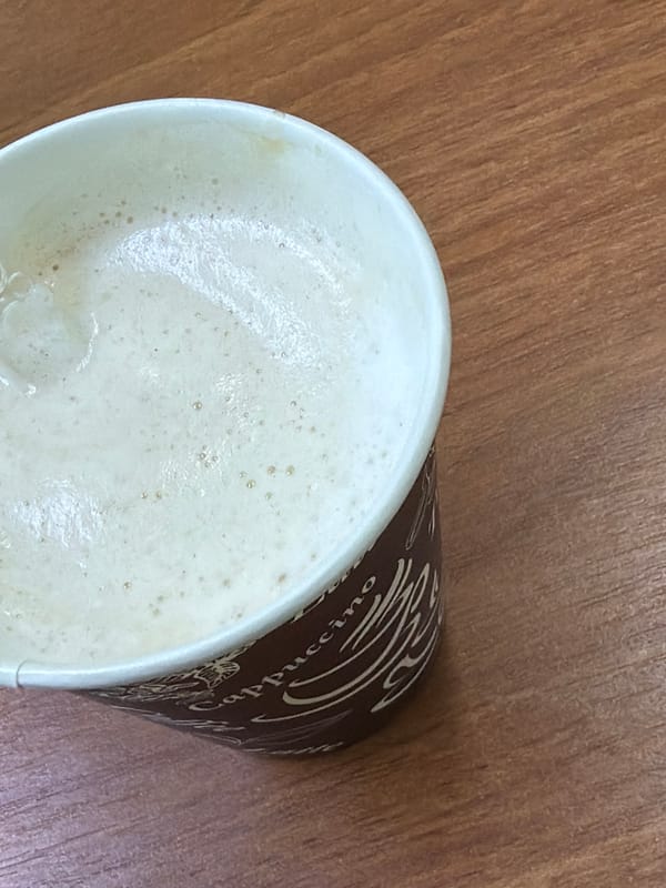 Morning coffee and ice cream captured in Perm
