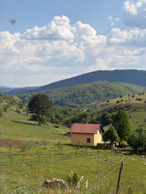 Rural Montenegro countryside documented in Otilovići village