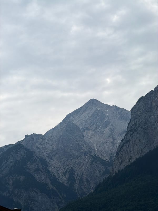 Rocky peaks and village views in Grainau, Germany