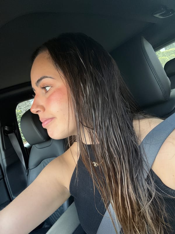 Woman films car vlogs in Puebla Mexico area