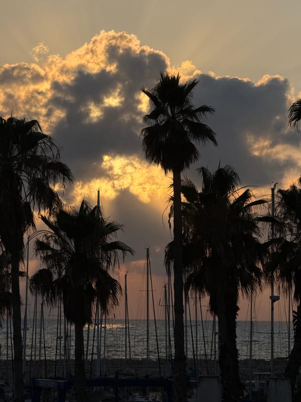Sunset to nightfall in Tel Aviv: marina views and dancing