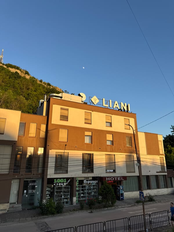 Liani Hotel building documented in Lovech, Bulgaria