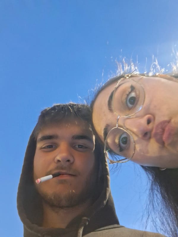 Everyday moments captured: sky portrait and supermarket shopping