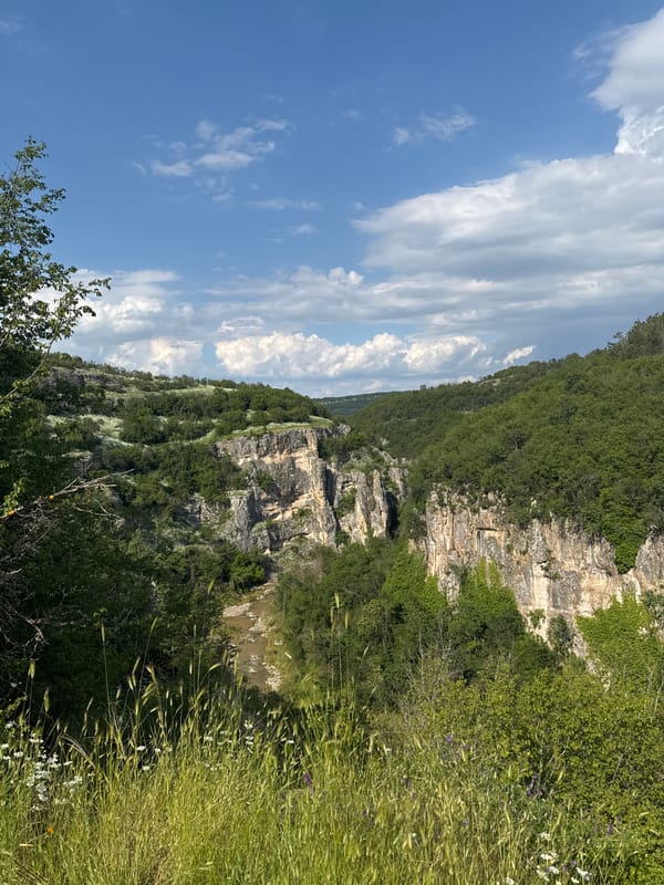 Witness documents scenic views of Emen Canyon, Bulgaria