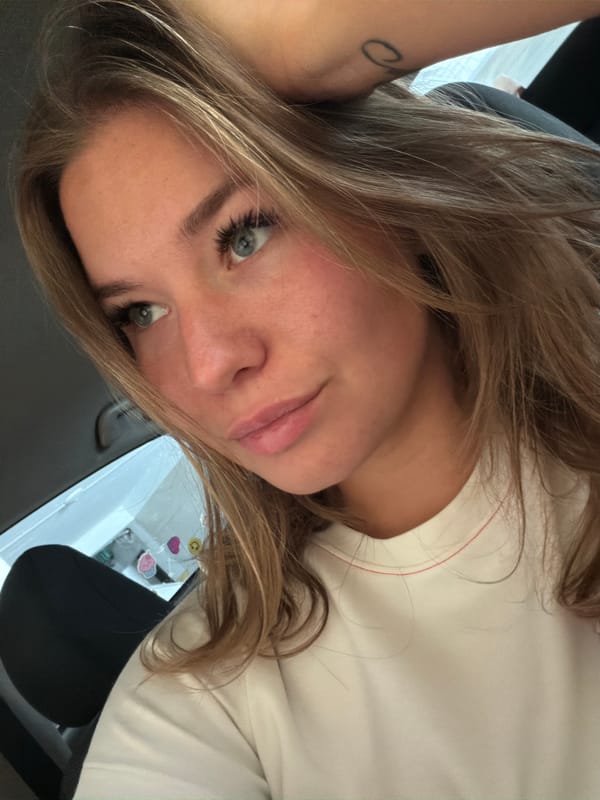 Casual close-up selfies in Budva, Montenegro