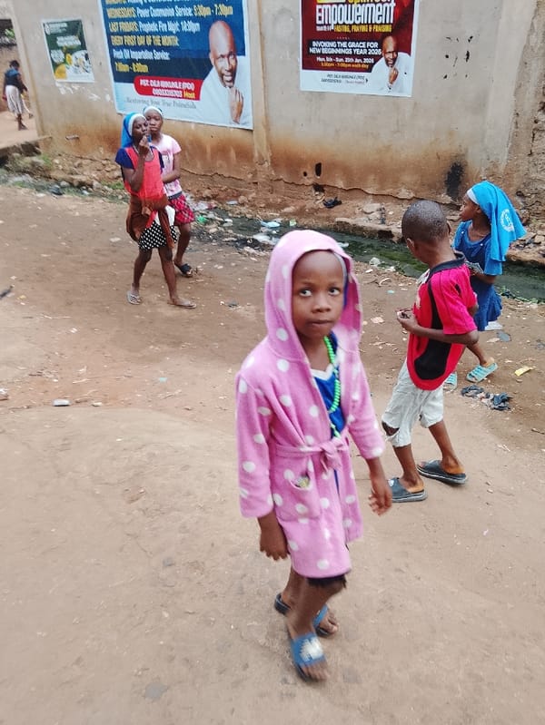 Morning street life documented across Onitsha, Nigeria neighborhoods