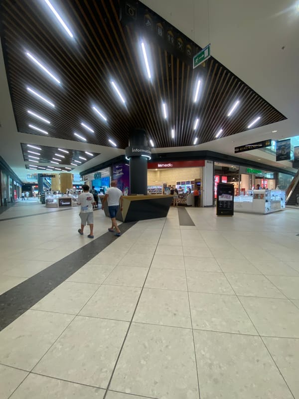 Shopping mall visit and surroundings in Burgas, Bulgaria