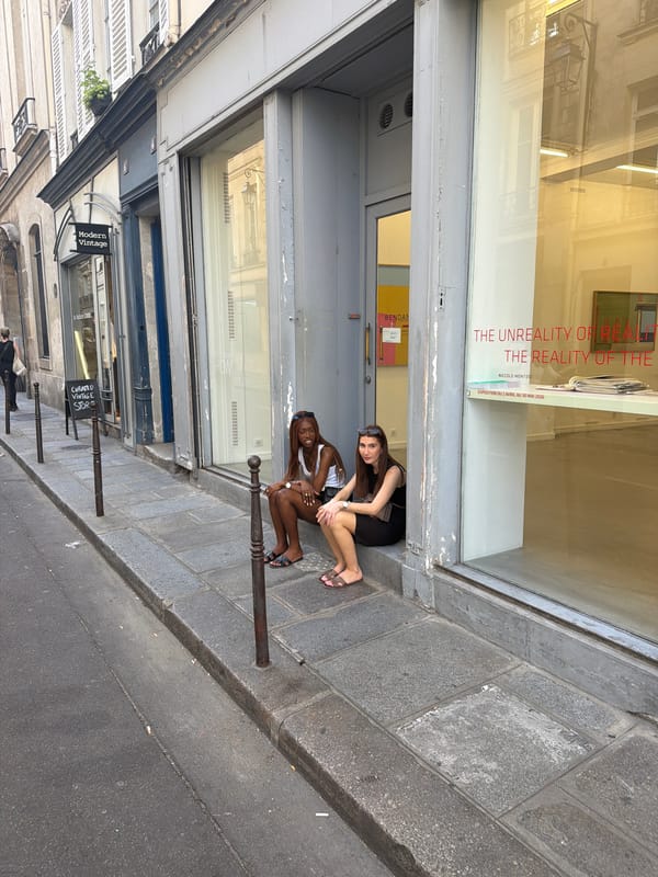 Casual street scenes and shopping documented in central Paris