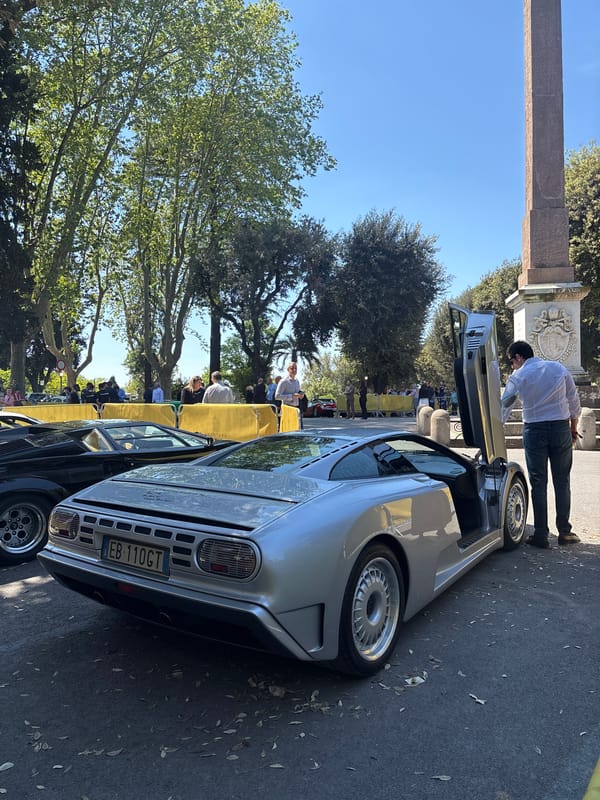 Luxury Car Show Takes Place in Central Rome