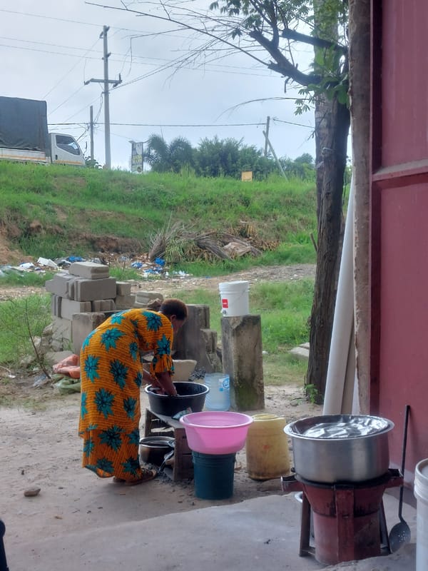 Daily life documented across Dar es-Salaam during overcast morning