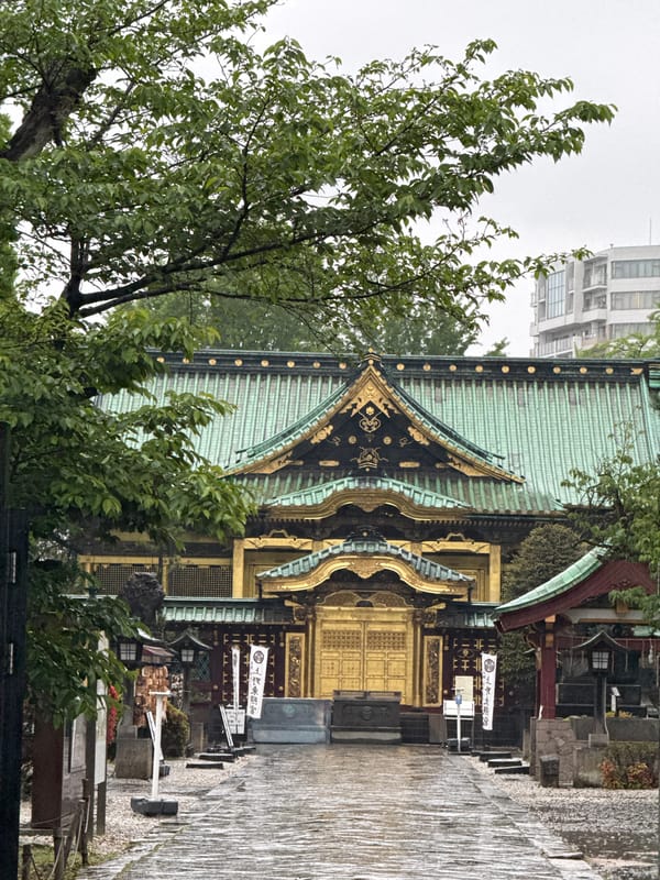Traditional temple architecture documented in Taito's Ueno Park
