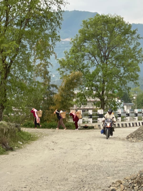 Daily life scenes documented across Pokhara Nepal morning