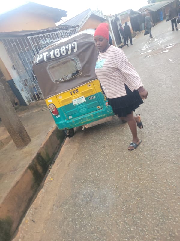 Rainy afternoon street life across Jos, Nigeria