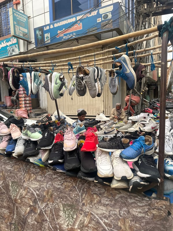 Marketplace activity in Quetta City Tehsil, Pakistan