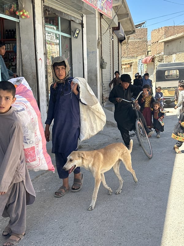 Morning street life documented in Quetta, Pakistan