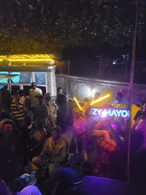 Nighttime party draws crowds at ZY-MAYO venue in Nigeria