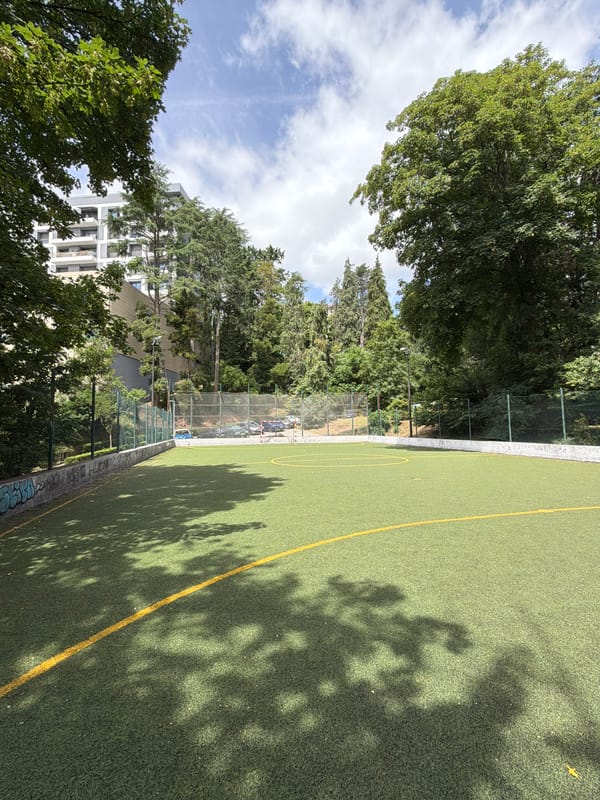 Sunny day recreational facilities documented in Vila Real, Portugal