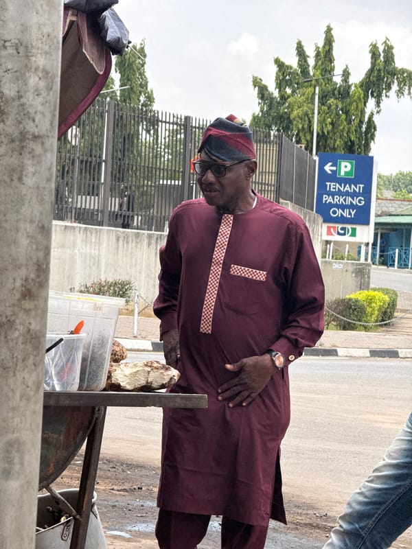 Daily life documented across Abuja streets during morning hours