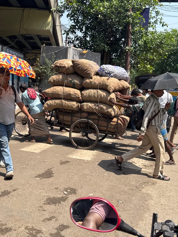 Early morning street life documented across Kolkata