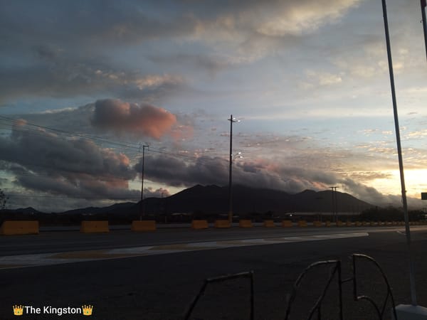 Dusk landscape captured in El Dátil, Venezuela