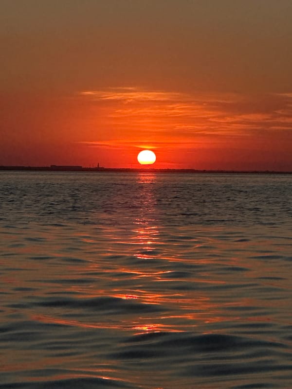 Lakeside sunset in Kokshetau, Kazakhstan