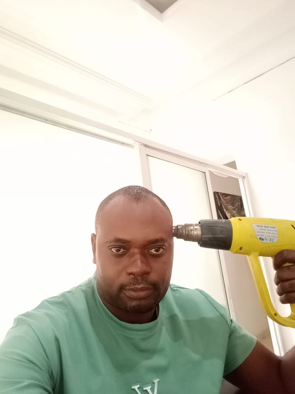 Casual indoor scenes documented in Gwarinpa, Nigeria Saturday afternoon