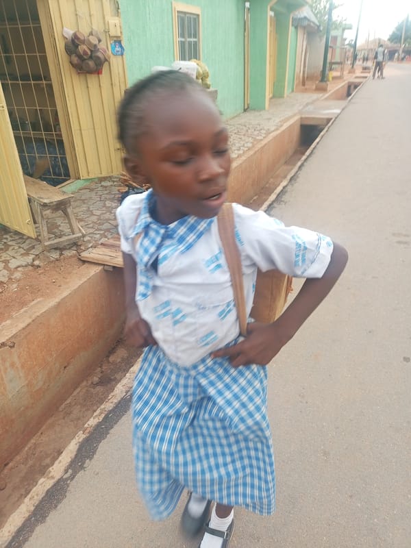 Morning pedestrians spotted on Tempure roads