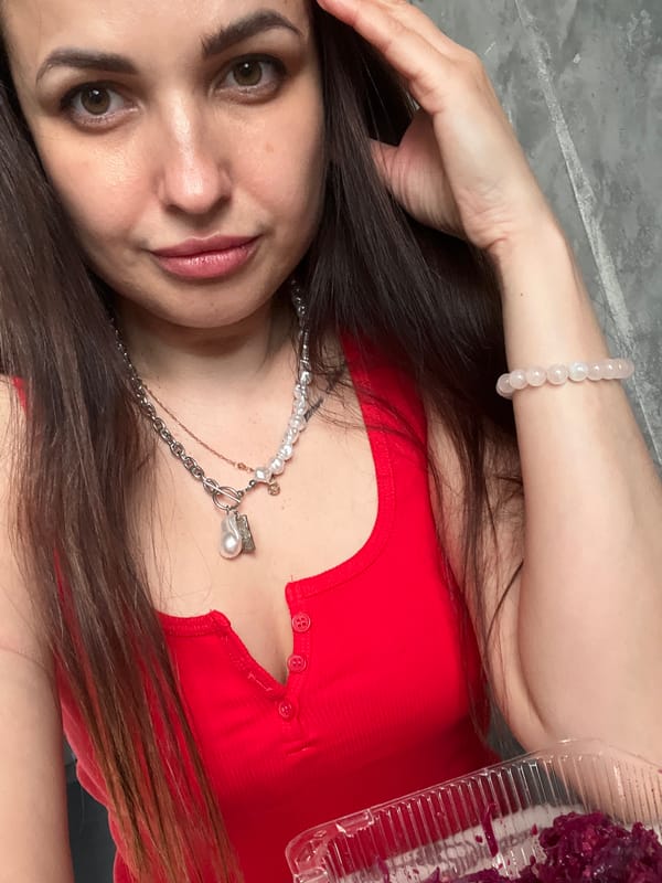 Woman documents morning journey through selfies in car, entertainment venue