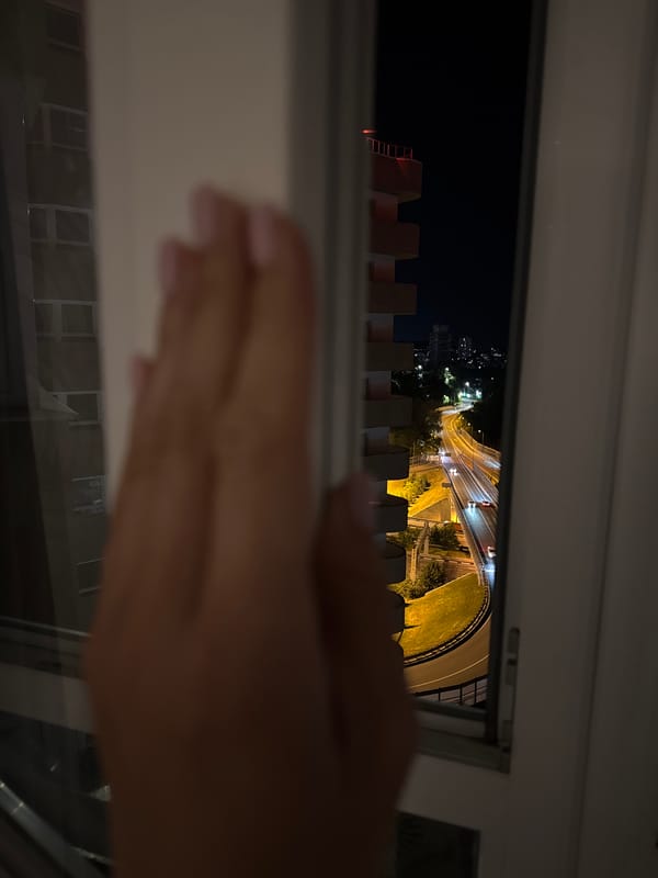 Late evening perspectives from Sochi apartments and highways