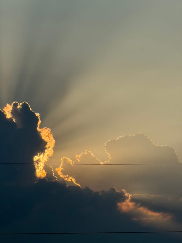 Dramatic evening skies over mountain chalets in Samoranovo, Bulgaria
