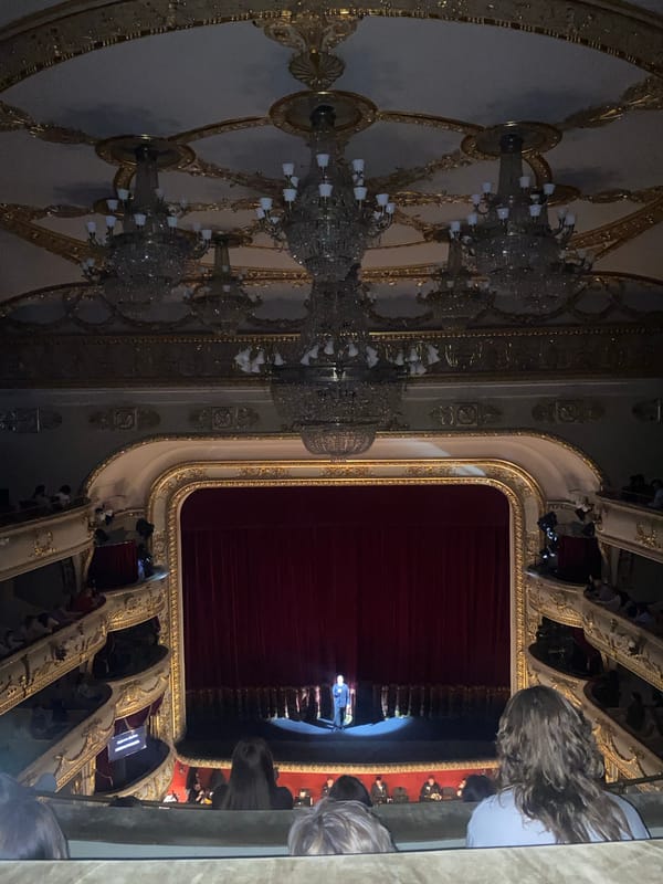 Theater interior documented at Yekaterinburg Opera and Ballet venue