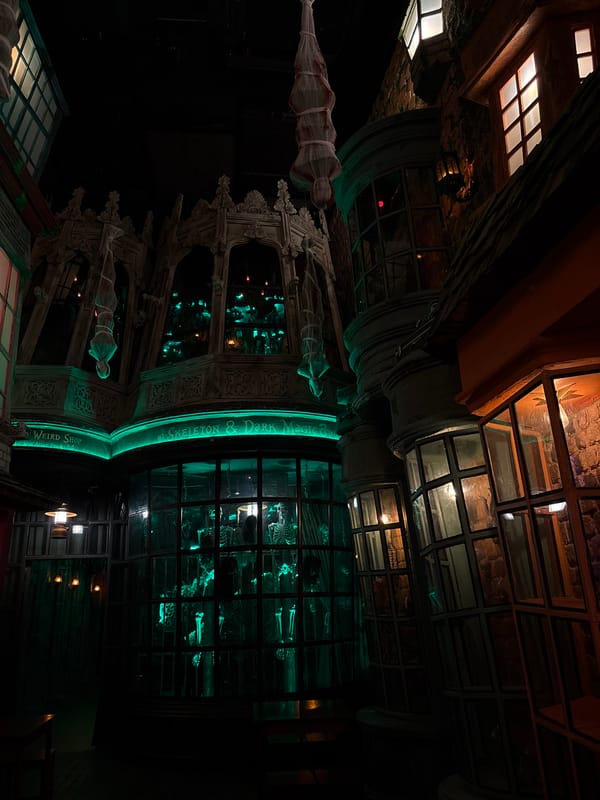 Inside a gothic horror-themed attraction in Wichit, Phuket