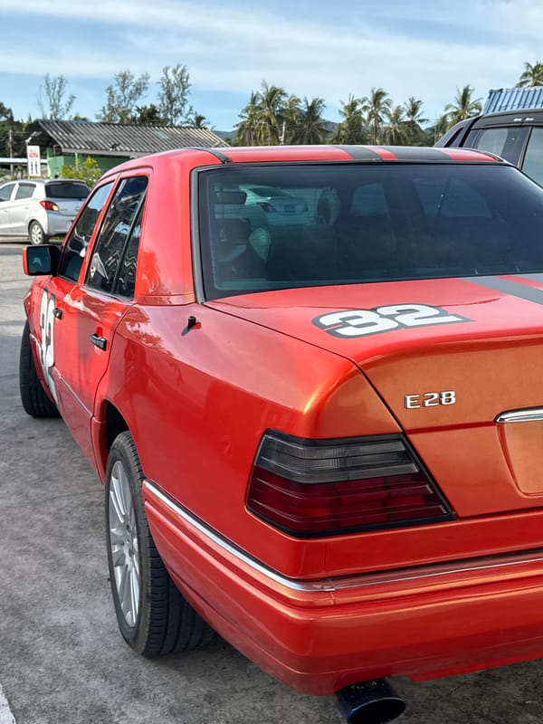 Race-ready Mercs, ferries, and Koh Phangan sunsets