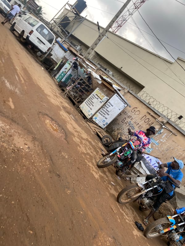 Street scenes captured in Lagos showing urban life