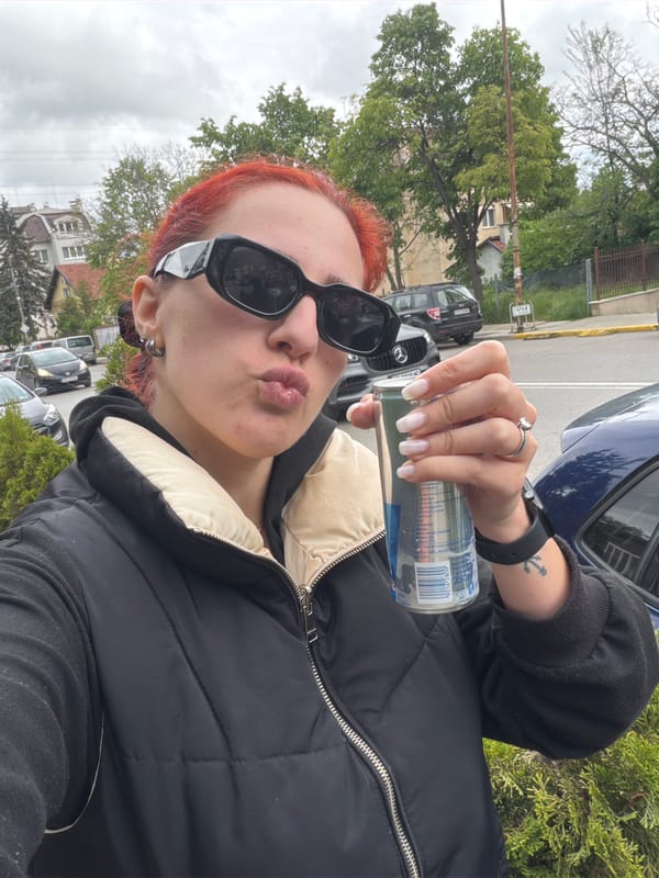 Red-haired person spotted with energy drink in Sofia