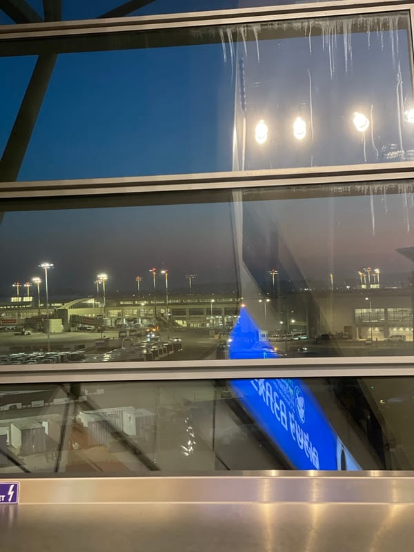Early morning moments captured at Ben Gurion Airport