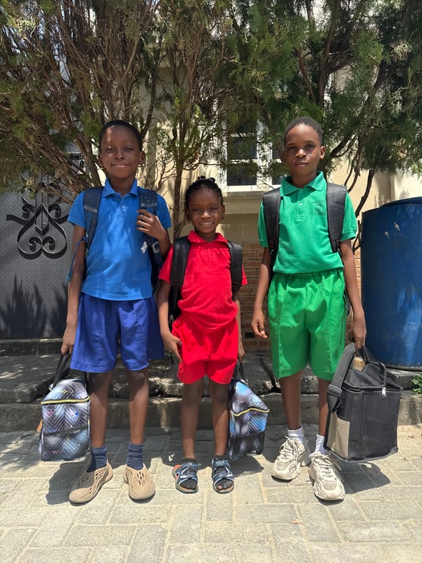 School children in uniforms spotted across Nigerian cities
