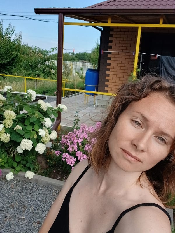 Backyard selfie series in Maslova Pristan', Russia