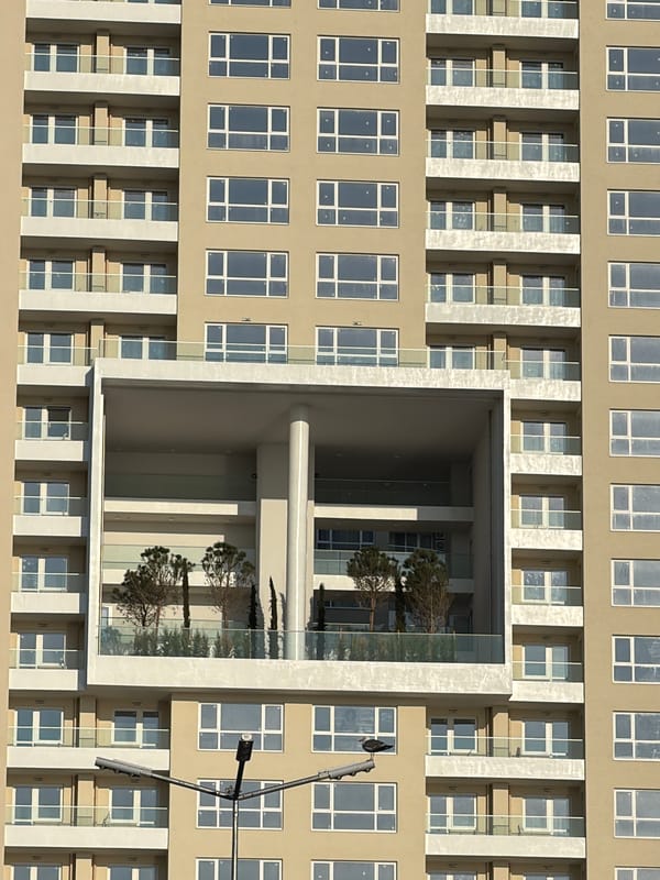 Modern residential building Residence Park documented in Burgas, Bulgaria