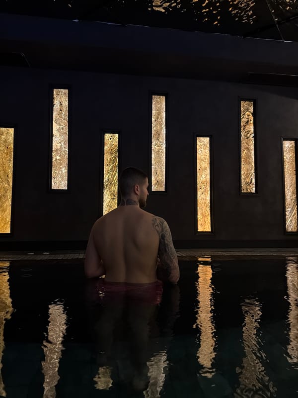 Couples enjoy spa and pool facilities at Bansko resort