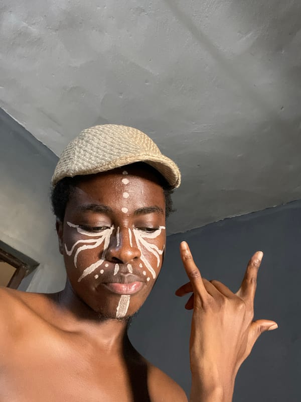 Traditional face paint ceremony observed in Nkpor, Nigeria