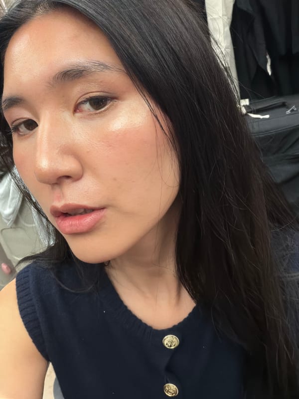 Portrait of young woman photographed in Paris