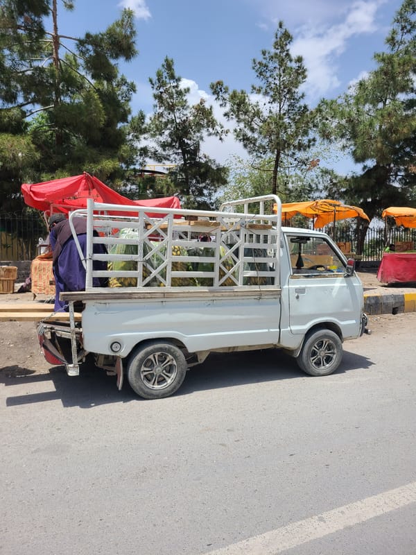 Morning street activity observed in Quetta market area