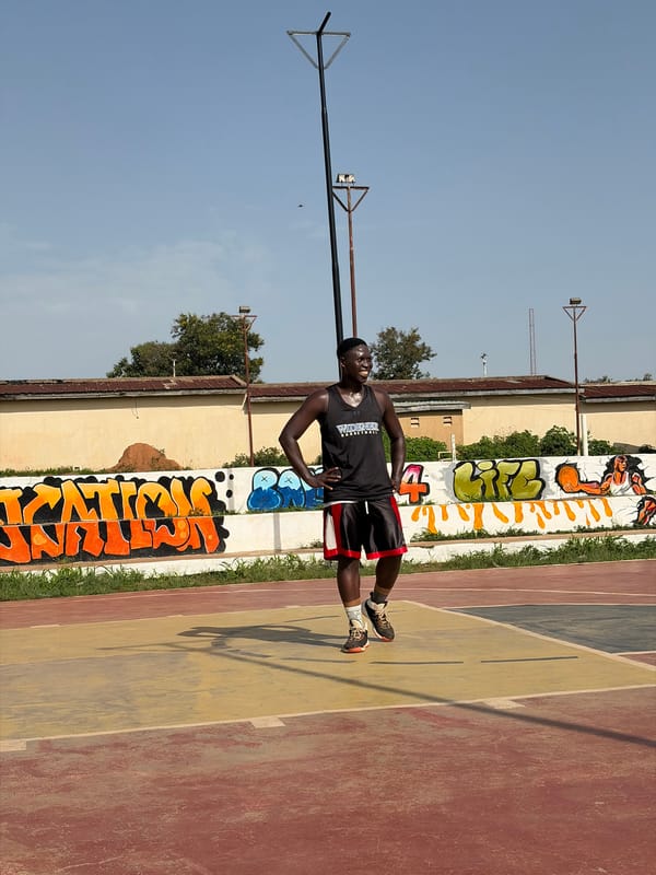 Morning street life and basketball games documented in Jos, Nigeria