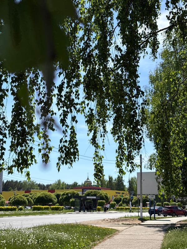 Spring morning documented in Chaikovsky, Russia through personal memories