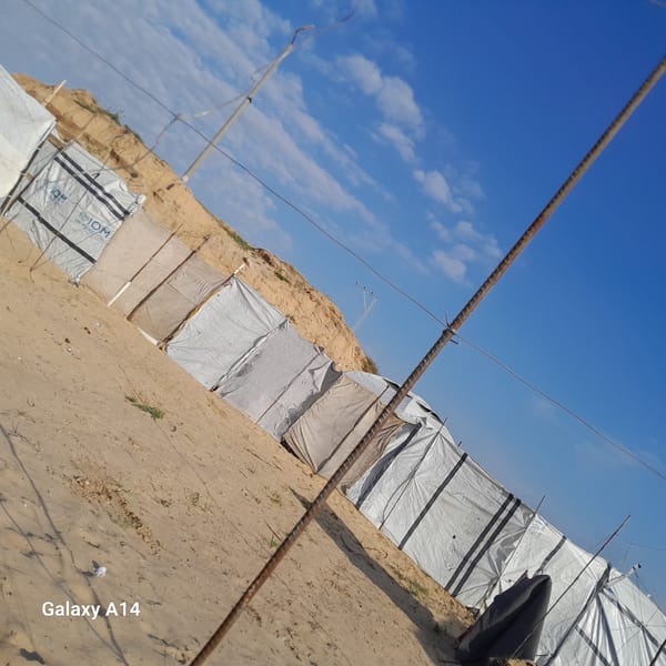 Displacement camp conditions documented in Khan Yunis