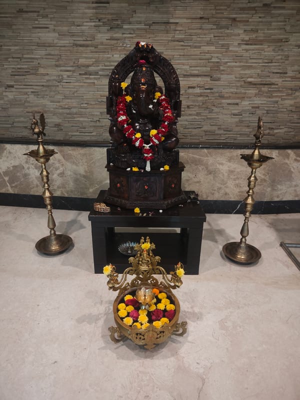 Hindu Ganesha shrine observed in Kurnool, India