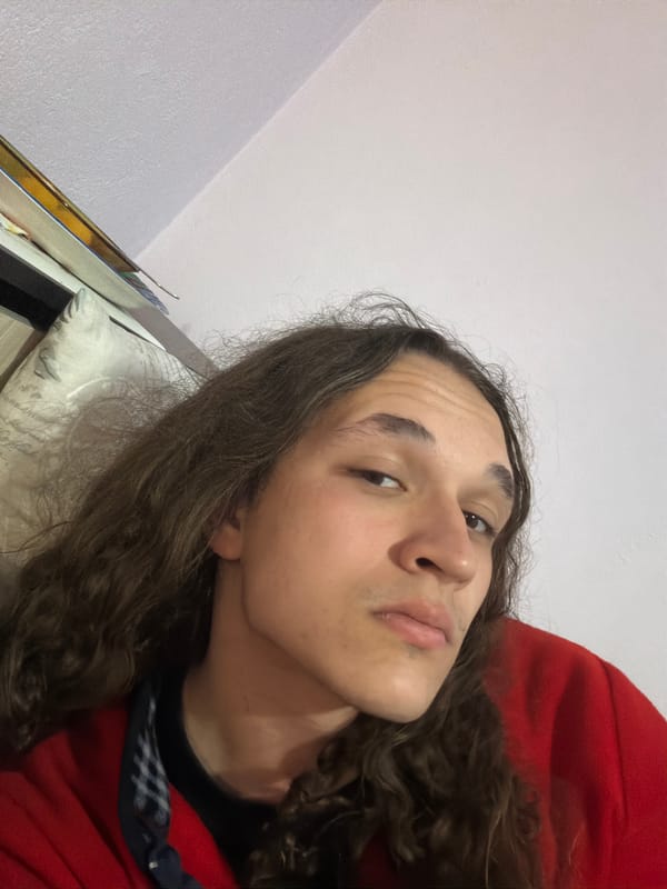Person photographed with cartoon pillow in Asenovgrad home