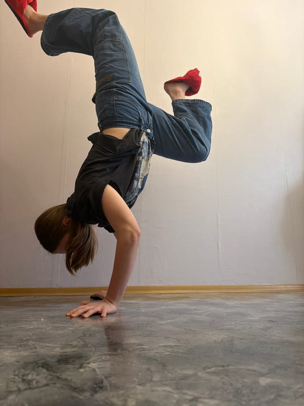 Indoor acrobatics and cat portraits captured in Perm apartment